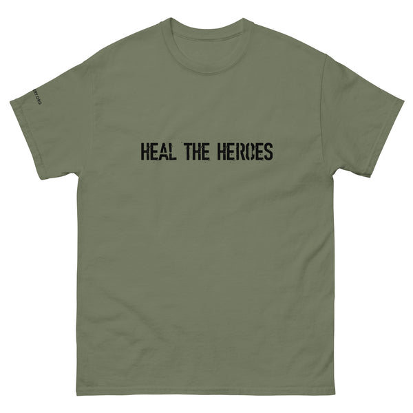 Military Green Heal the Heroes Tee